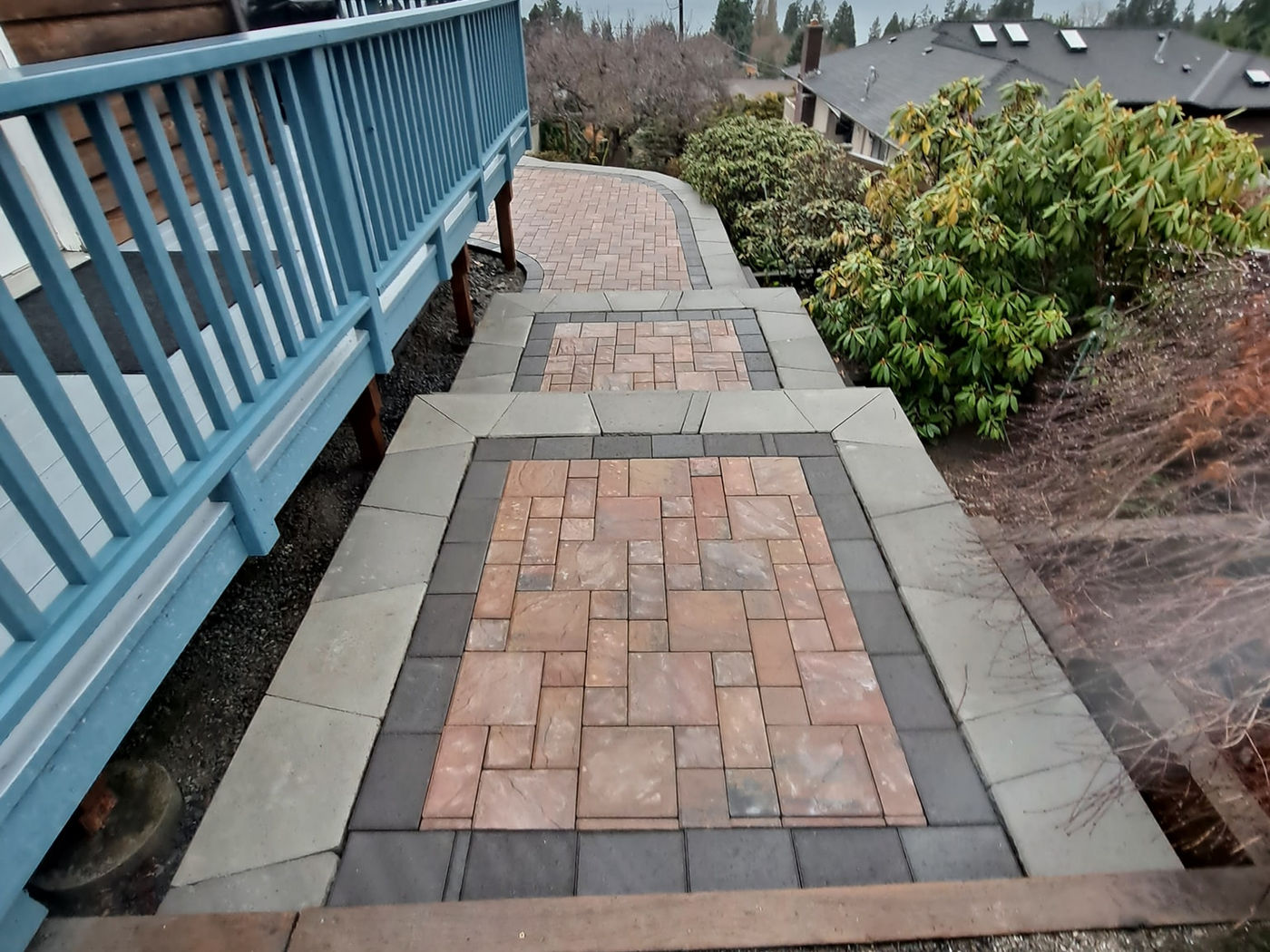 Curved Paver Walk